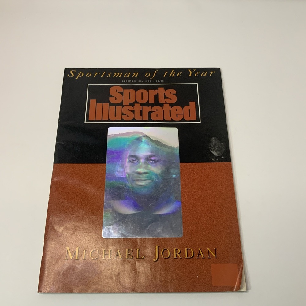Sports Illustrated Dec. 23, 1991 Michael Jordan Sportsman of‎ the Year Hologram